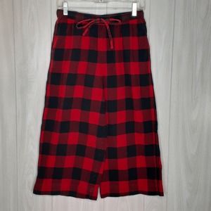 Madewell Flannel Bedtime Pajama Pants in Buffalo Check Size Small
